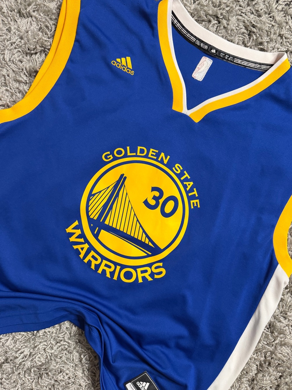 2010s Golden State Warriors Adidas Steph Curry Jersey